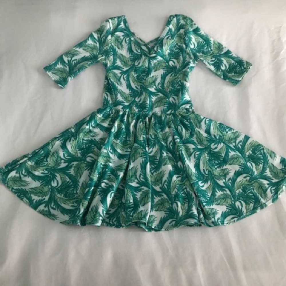 Dot Dot Smile Palm Ballerina Dress—Size 5/6